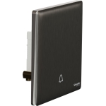 Schneider Electric 施耐德電氣 NUX31_BP_SS UNICA X 10A 250V~ 門鐘按手掣 (炫星銀)